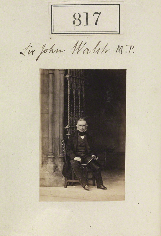 NPG Ax50423; John Benn-Walsh, 1st Baron Ormathwaite by Camille Silvy